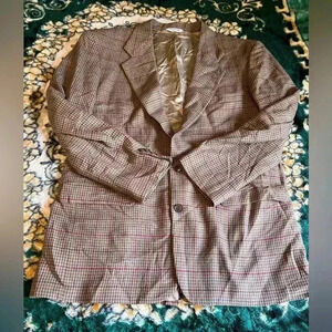 Vintage Bill Blass Plaid Blazer Size  M/L